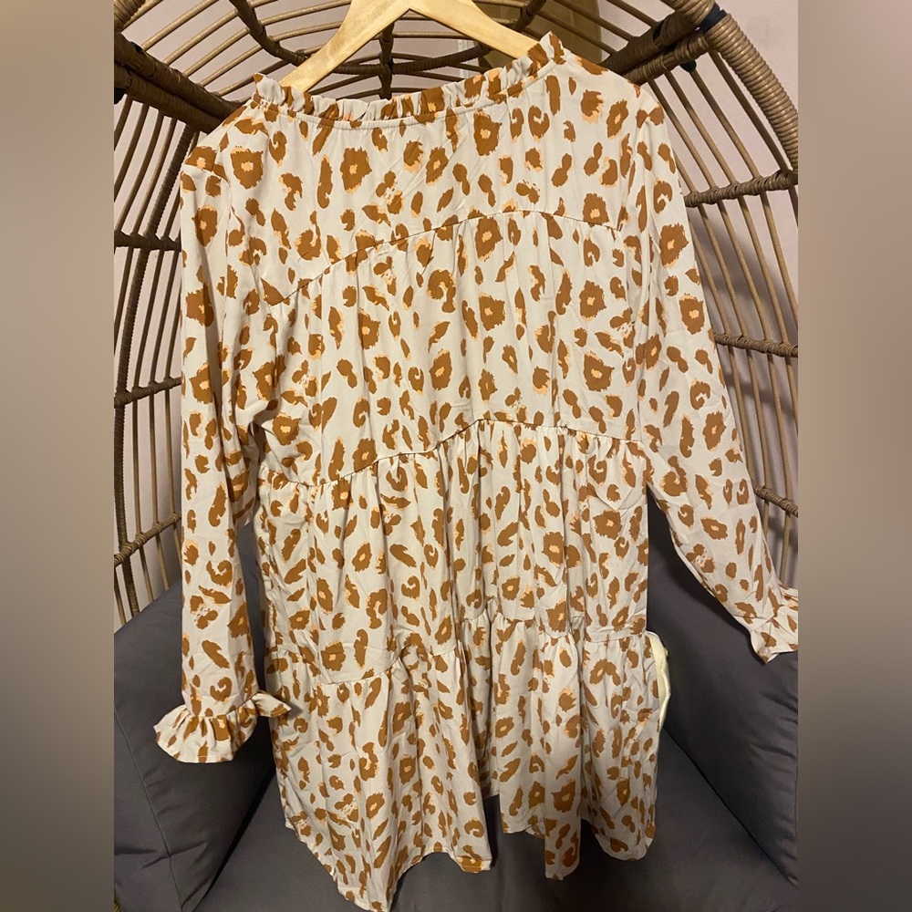 Leopard print dress